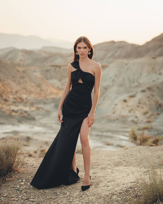 Evening black dress